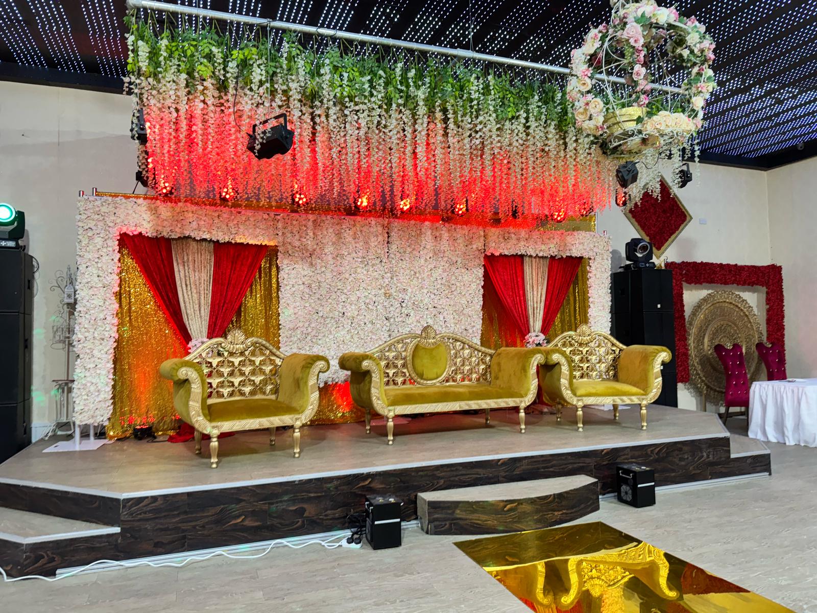 Grand Floral Wedding Stage